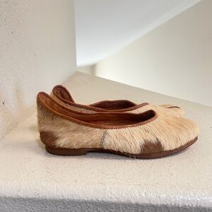 100% calfskin Leather Handmade women flat sandals Comfort Shoes Size 8 Western